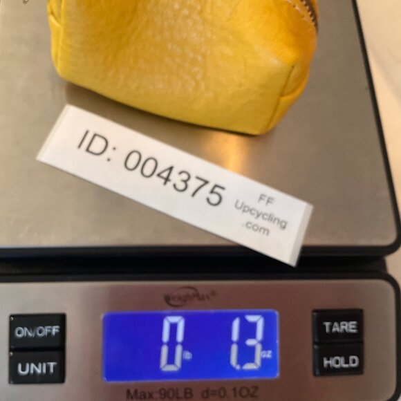 Portland Leather Goods Mini Yellow Leather Coin Dopp Pouch Bag Charm - Picture 8 of 8